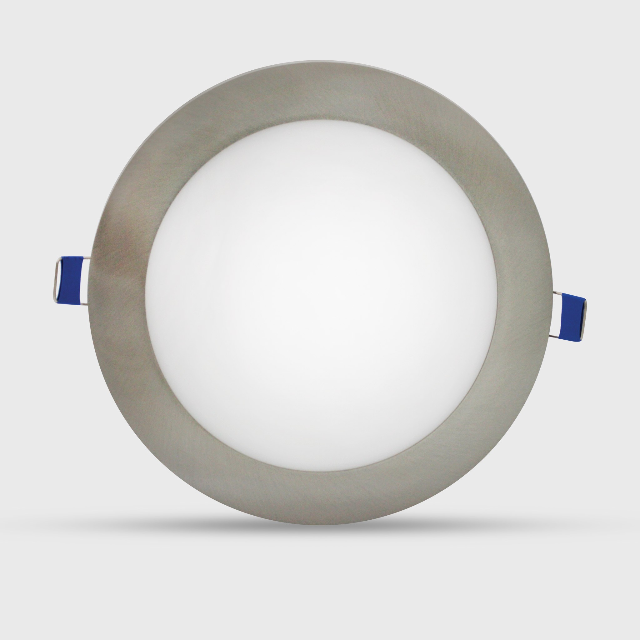 ME-10129 Slim Panel Light-Round 3W WH [Chrome Frame]
