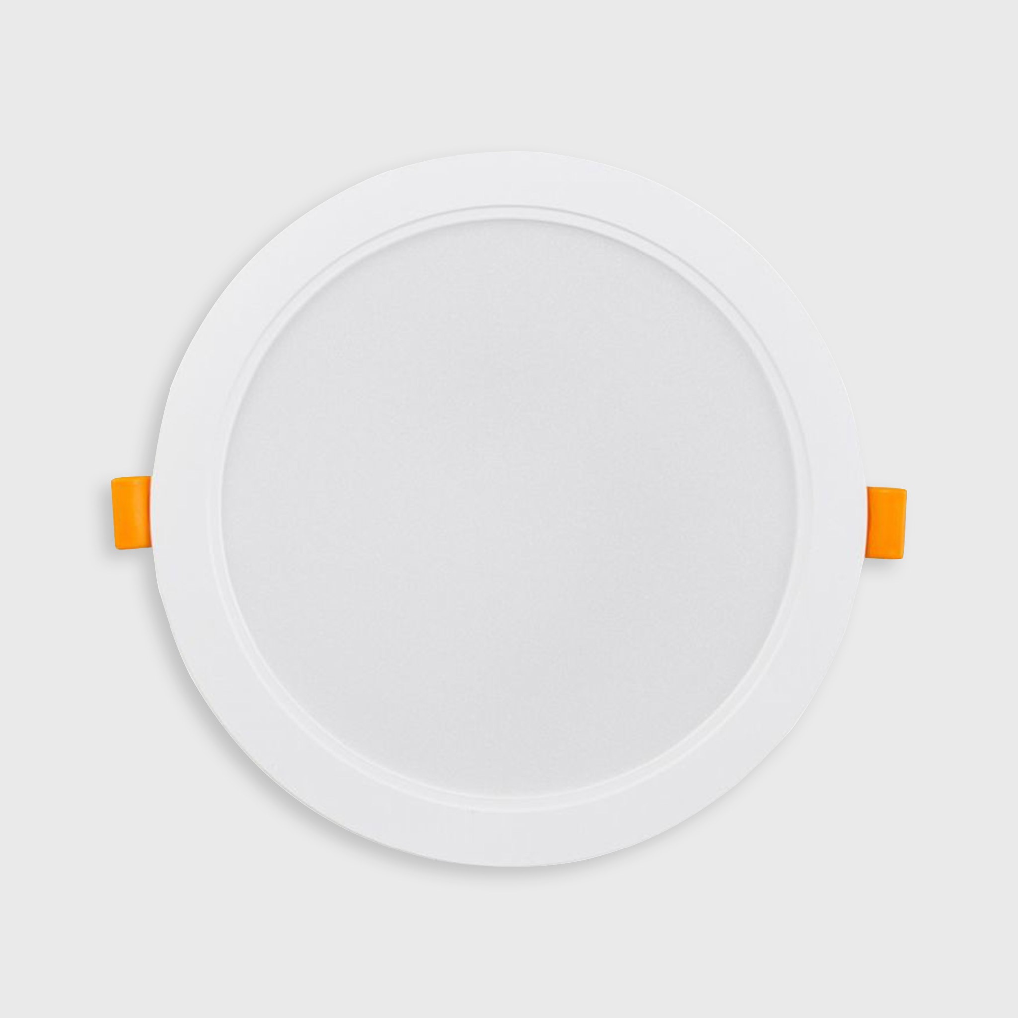 ME-10902 Slim Panel Light-Round 12V 3W WW [White Frame]