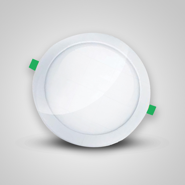 MS-20001 slim round panel 3W/white frame /WH