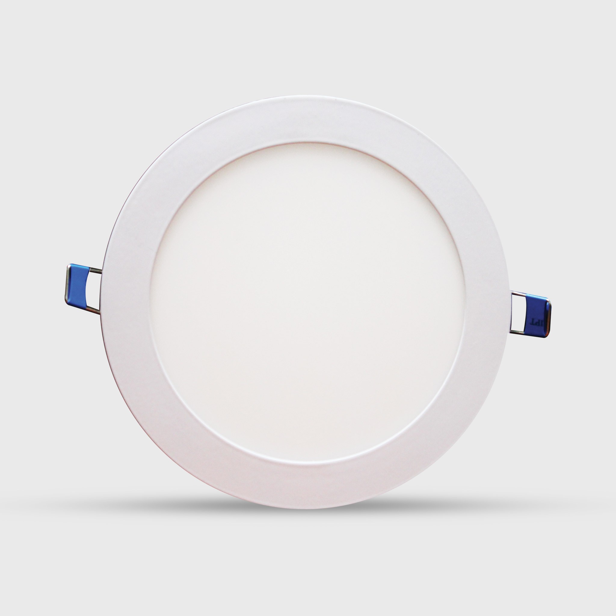 ME-10014 Slim Panel Light-Round 24W WW (18W Size) [White Frame]